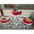 creative wrought iron heart-shaped birthday cake stand